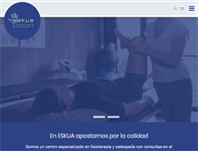 Tablet Screenshot of eskua.net